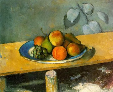 Paul Cezanne Painting - Manzanas, peras y uvas Paul Cezanne